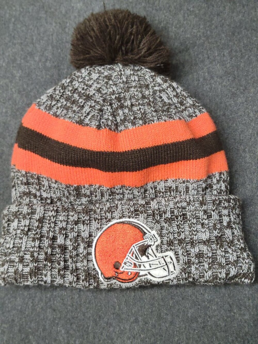 NFL team hat black and orange good conditio